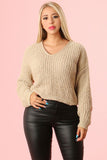 V-neck sweater