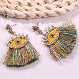 Multicolor Tassel Earring