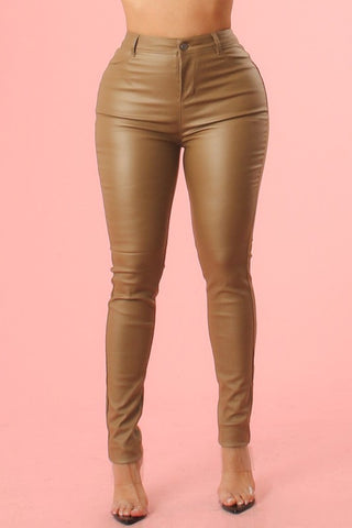 Double Dare Faux Leather Pants